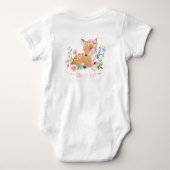 Verpersoonlijk herten mooie dag buiten tussen de b romper (Achterkant)