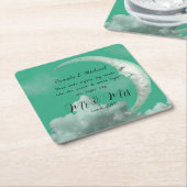 Verpersoonlijk Jouw Liefde Verlicht MIjn Hart Kartonnen Onderzetters (Schuin)