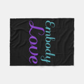 Verpersoonlijk Preventie Kunstwerk van Liefde Fleece Deken (Voorkant (Horizontaal))