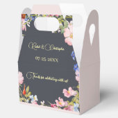 Verpersoonlijking van Flowers Petal Pink Wedding Bedankdoosjes (Geopend)