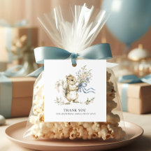 Verpersoonlijkte Dank je eekhoorn baby shower 
