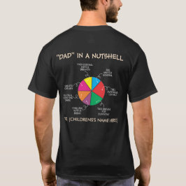Verpersoonlijkte papa-hobby's t-shirt