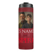 Verpersoonlijkte Vaderdag Cadeaus Dadspiration Bek Thermosbeker (Voorkant)