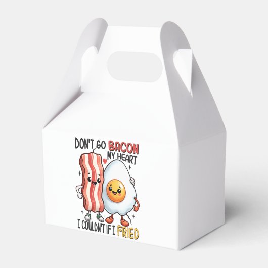 Verpest mijn hart niet met bacon bedankdoosjes (Voorkant Zijde)