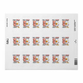 Verpest mijn hart niet met bacon etiket (Full Sheet)