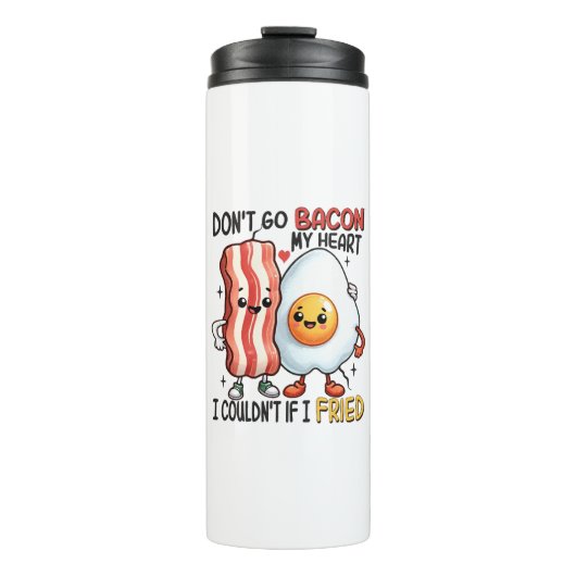Verpest mijn hart niet met bacon thermosbeker (Voorkant)