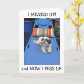 VERPEST / TE LAAT OM "GELUKKIGE VERJAARDAG!" TE ZE KAART (Gele Bloem)