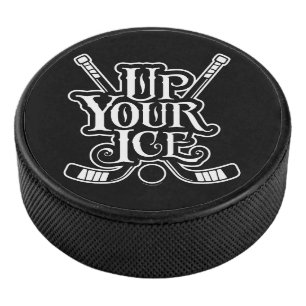 Verpest zijn ijs (ijshockey) hockey puck