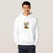 Verplaats Aarde Verdien Geld Herhaal Operator Hoodie (Voorkant volledig)
