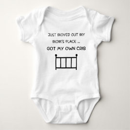 Verplaats gewoon mijn moeders huis, grappige Baby Romper