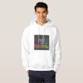 Verplaats het potentieel hoodie (Voorkant volledig)