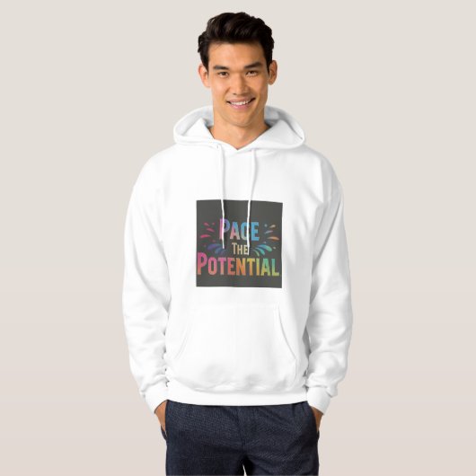 Verplaats het potentieel hoodie (Voorkant volledig)