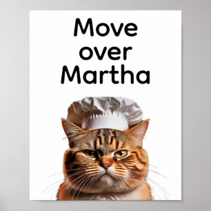 Verplaats je over Martha Poster