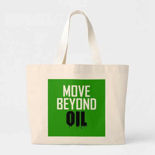 Verplaatsen boven olie grote tote bag (Voorkant)