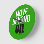 Verplaatsen boven olie ronde klok (Hoek)