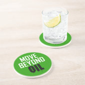 Verplaatsen boven olie zandsteen onderzetter (Zijkant)