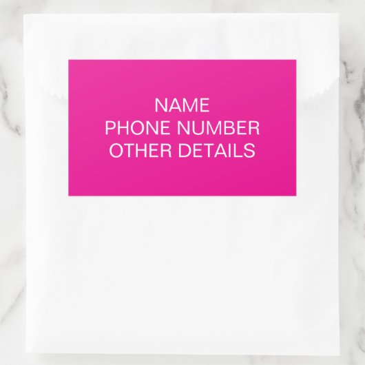 Verplaatsen College Storage Box Label (Tas)