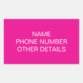 Verplaatsen College Storage Box Label