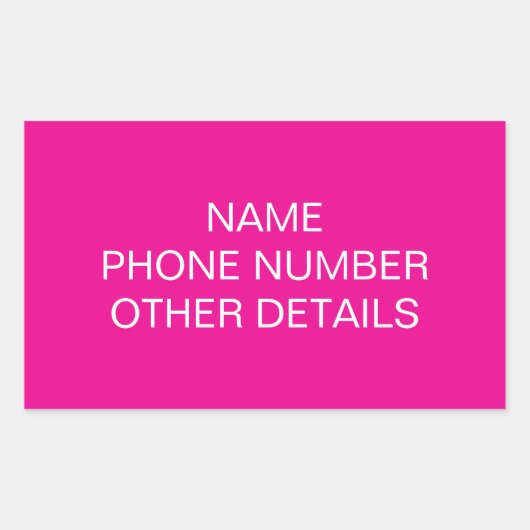 Verplaatsen College Storage Box Label (Voorkant)