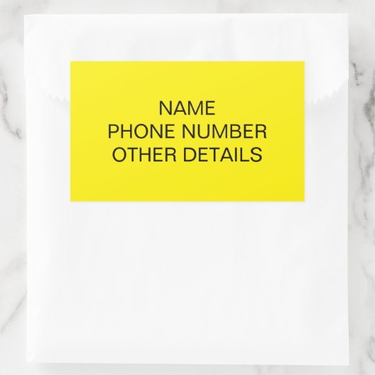 Verplaatsen College Storage Box Label (Tas)