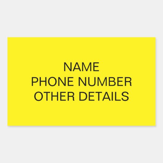 Verplaatsen College Storage Box Label (Voorkant)