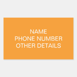 Verplaatsen College Storage Box Label