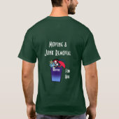 Verplaatsen en verwijderen van brokken - voor hure t-shirt (Achterkant)