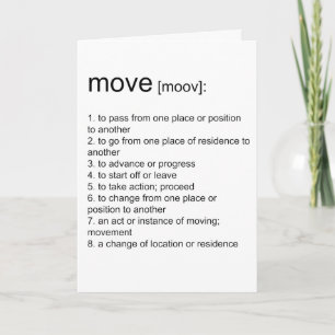 Verplaatsen gedefinieerd kaart