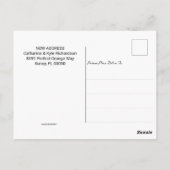 Verplaatsen naar Florida | Adres wijzigen Briefkaart (Achterkant)