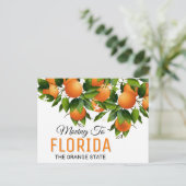 Verplaatsen naar Florida | Adres wijzigen Briefkaart (Staand voorkant)