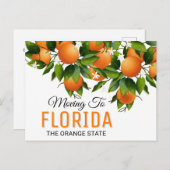 Verplaatsen naar Florida | Adres wijzigen Briefkaart (Voorkant / Achterkant)