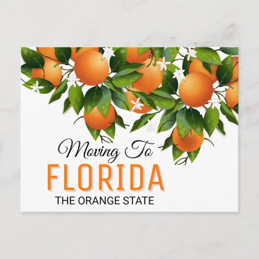 Verplaatsen naar Florida | Adres wijzigen Briefkaart (Voorkant)