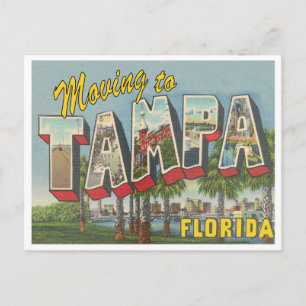 Verplaatsen naar Tampa Florida  adreswijziging Briefkaart