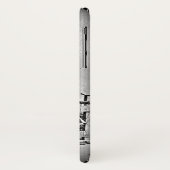 Verplaatsen op één zwart-witfietser Case-Mate iPhone case (Achterkant/links)