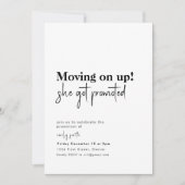 Verplaatsen op Promotie Feest Uitnodigen Kaart (Voorkant)