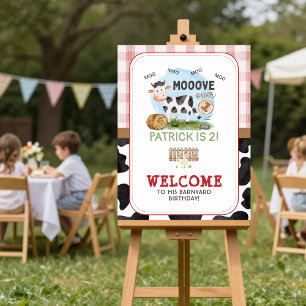Verplaatsen over Barnyard Welcome Poster