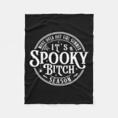 Verplaatsen over Hete Meisjes Zomer IT39s Spooky-b Fleece Deken (Voorkant)