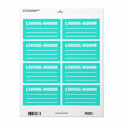 Verplaatsen van pakjes voor het organiseren van la etiket (Full Sheet)