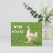 Verplaatsend Aankondiging Briefkaart (Staand voorkant)