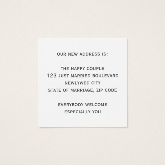 Verplaatsend Aankondiging Vierkante Verandering va (Achterkant)