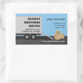 Verplaatsend Bedrijf Sticker (Tas)