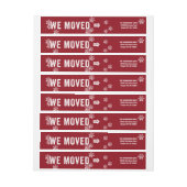 Verplaatsend het Etiket van het Adres van de Beric (Vel)