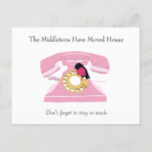 Verplaatsend huis Telefoon finaal roze