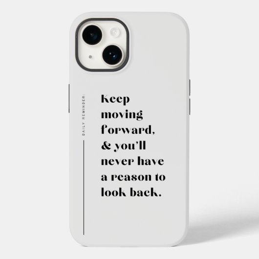 Verplaatsend vooruit blijven inspiratie Case-Mate iPhone case (Achterkant)