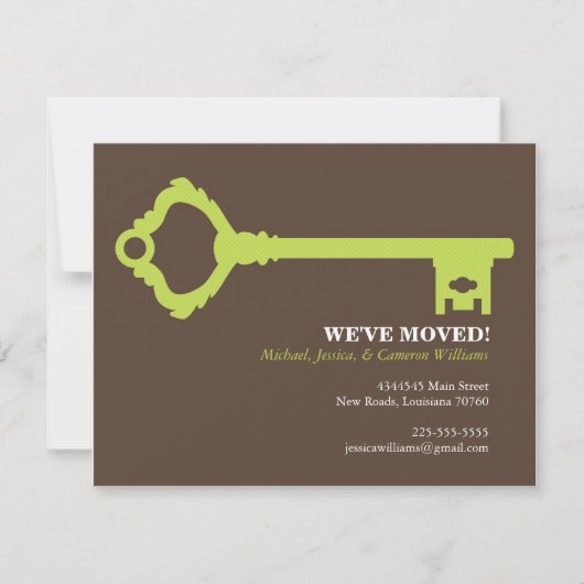 Verplaatsende aankondiging (Voorkant)