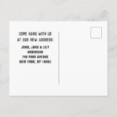 Verplaatsende aankondiging (Achterkant)