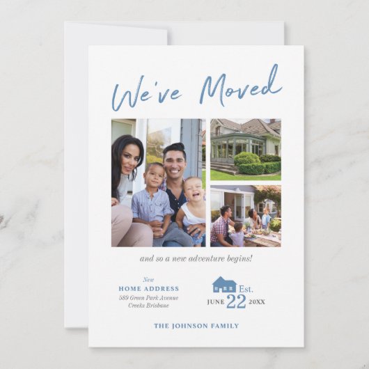 Verplaatsende aankondiging (Voorkant)