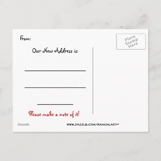 Verplaatsende aankondiging (Achterkant)