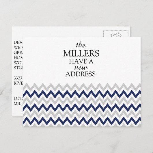 Verplaatsende aankondiging (Voorkant / Achterkant)