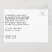 Verplaatsende aankondiging (Achterkant)